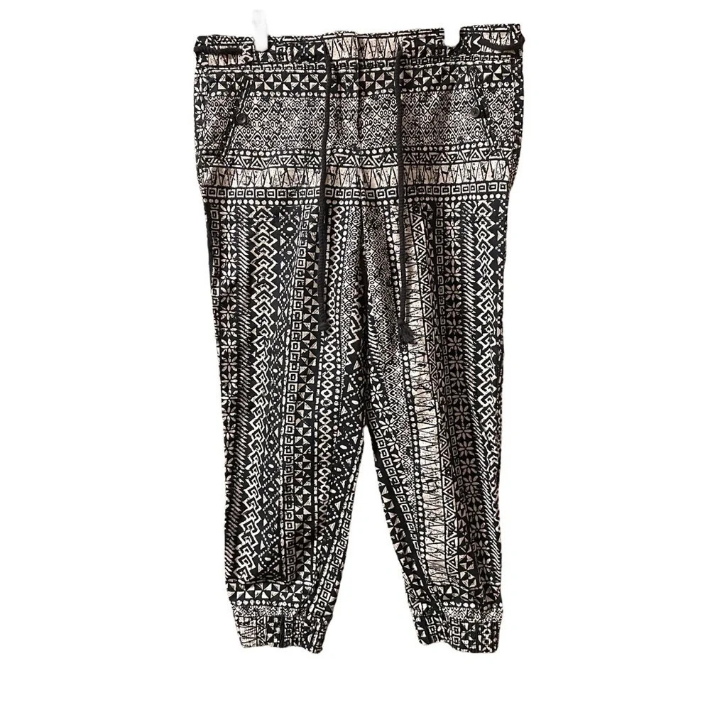 LOFT PRINTED JOGGER PANTS